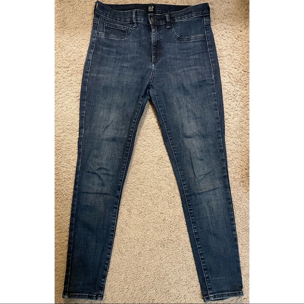 Gap skinny dark wash jeans